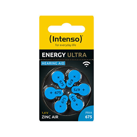 Intenso Energy Ultra Hearing Aid A675 6Adet