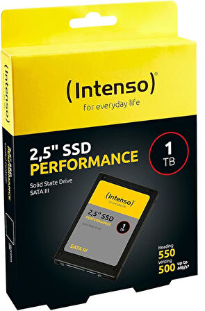 Intenso 1TB Performance 3814460 550-500 MB-s 2.5" SATA3 Ssd Disk
