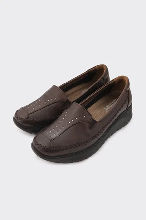 Hakiki Deri Comfort Taban Kadın Casual Ayakkabı
