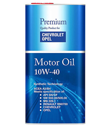 FF6720 FANFARO CHEVROLET-OPEL API SN/CF 10W-40 5L (metal)