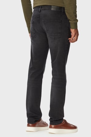 Boss Pamuklu Slim Fit Düz Paça Jeans Erkek KOT PANTOLON 50471010 008 SİYAH