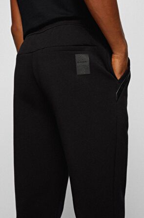 HUGO BOSS JERSEY TROUSERS PAMUK KARIŞIMLI, KAVİSLİ LOGOLU EŞOFMAN ALTI 50456414