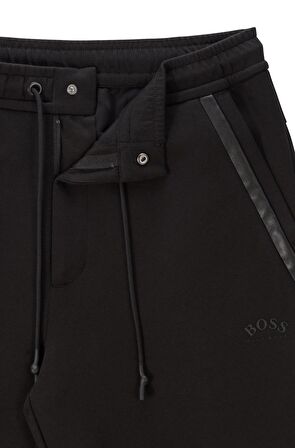 HUGO BOSS JERSEY TROUSERS PAMUK KARIŞIMLI, KAVİSLİ LOGOLU EŞOFMAN ALTI 50456414