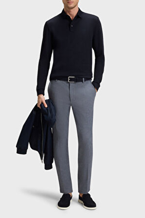 Boss Erkek Polo Yaka Sweat 50468392 404