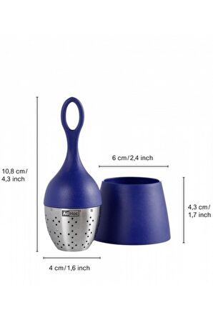 Adhoc Floatea Yüzen Çay Topu Set 3x5 Mavi Te17