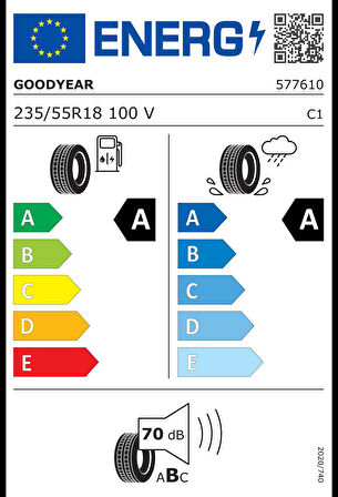 Goodyear 235/55 R18 100V Eagle F1 Asymmetric 3 SUV AO1 Oto Yaz Lastiği (Üretim:2024)