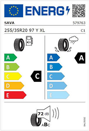 Sava 255/35 R20 97Y XL Intensa UHP 2 FP Oto Yaz Lastiği (Üretim:2025)