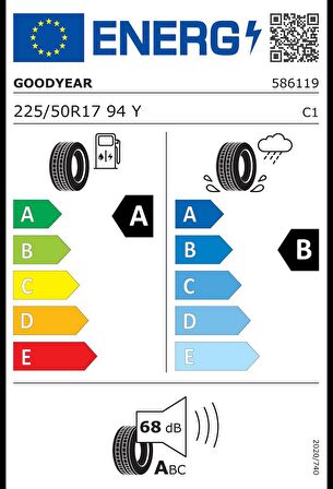 Goodyear 225/50 R17 94Y Eagle F1 Asymmetric 5 MO Oto Yaz Lastiği (Üretim: 2022)