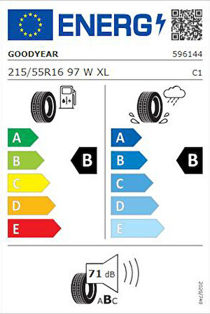 Goodyear 215/55 R16 97W Eagle Sport 2 XL Oto Yaz Lastiği (Üretim: 2025)