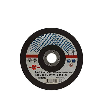 WÜRTH - Kesme Taşı – Çelik - Mavi D180x3 MM - ST00925