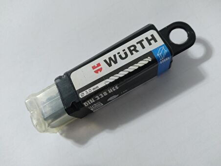 Würth 3,0mm Çelik Matkap Ucu 10 Adet