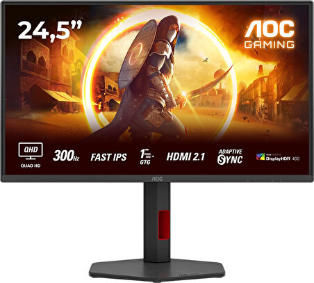 Aoc 24.5" Q25G4SR 0.3ms 300Hz Fast IPS 2K Gaming Monitör(Ölü Pixel)
