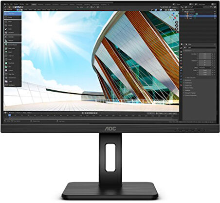 Aoc 23.8" Q24P2Q 4ms 75hz HDMI DP Pivot 2K IPS Monitör