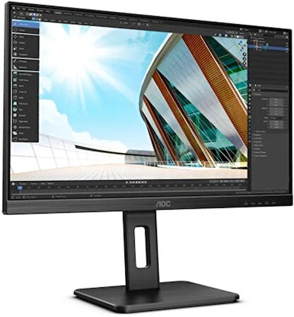 Aoc 23.8" Q24P2Q 4ms 75hz HDMI DP Pivot 2K IPS Monitör