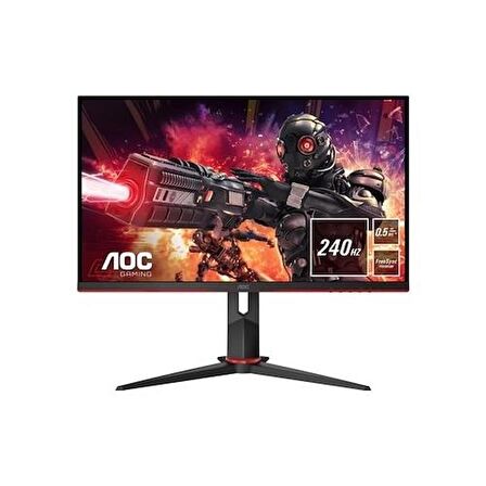 AOC 23.8 24G2ZU 240Hz 0.5ms 2xhdmı Dp IPS Fhd Freesync Premium ve G-Sync Gaming Monitör