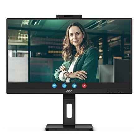 AOC 27" IPS Q27P3QW 4MS 75HZ HDMI-DP KURUMSAL PIVOT WEB KAMERALI MONİTÖR 2560X1440