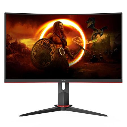 AOC 27" CQ27G2S/BK 165Hz 1ms HDMI DP Adaptive Sync HDR10 Curved 1500R QHD VA Gaming Monitör