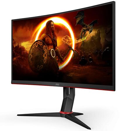 AOC 27" CQ27G2S/BK 165Hz 1ms HDMI DP Adaptive Sync HDR10 Curved 1500R QHD VA Gaming Monitör