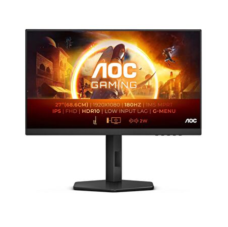 AOC 23.8" 24G4X 180Hz 0.5ms Adaptive Sync Pivot IPS Gaming Monitör (Ölü Pixel)