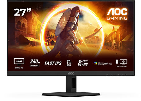 Aoc 27" Q27G4ZR 0.3ms 260Hz Pivot Fast IPS 2K Gaming Monitör(Ölü Pixel)