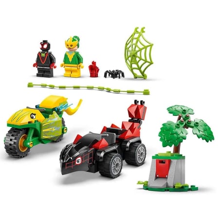 NessiWorld Spidey ve İnanılmaz Arkadaşları Spin ve Electro Dinozor Aracı Takibi 11198