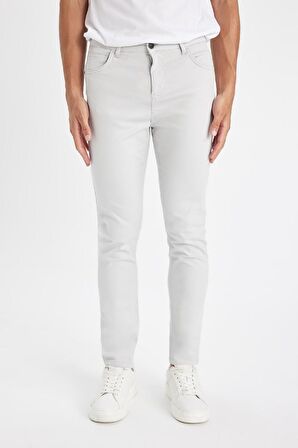 DeFacto Pantolon Slim Fit Dar Kesim Cepli Dar Paça C9436AX24AUGR368
