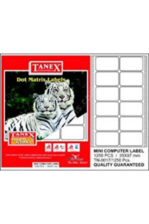 35*97 BİLGİSAYAR ETİKETİ 