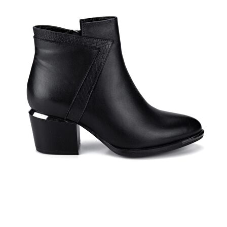 Venüs 2128242K Kadın Deri Kalın Topuk Bot