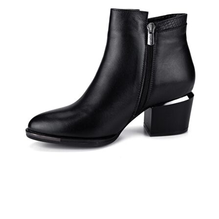 Venüs 2128242K Kadın Deri Kalın Topuk Bot