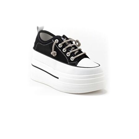 Guja 345-10 Kadın Kalın Taban Taşlı Sneaker Ayakkabı