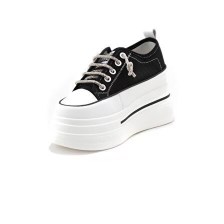 Guja 345-10 Kadın Kalın Taban Taşlı Sneaker Ayakkabı