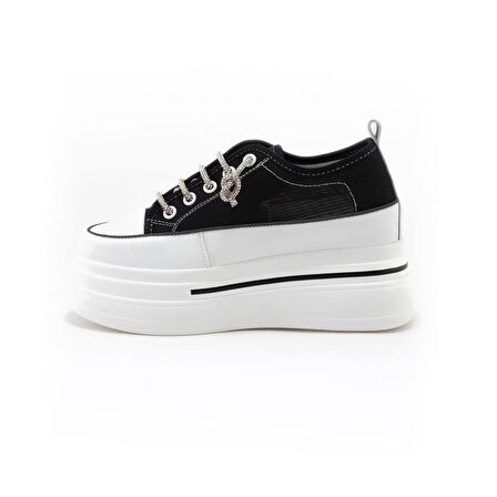 Guja 345-10 Kadın Kalın Taban Taşlı Sneaker Ayakkabı