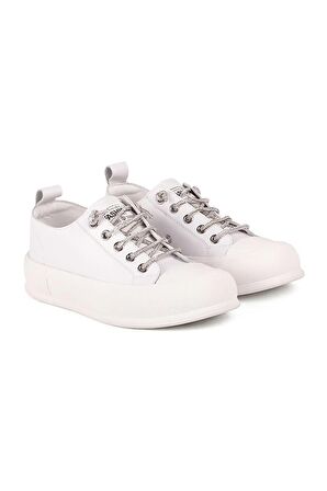 Guja 24Y384-3 Kadın Taş Bağcık Sneaker Ayakkabı