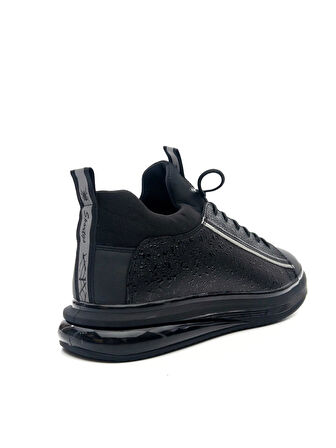 Marcomen 20009 Erkek Hakiki Deri Streç Baskılı Casual Ayakkabı