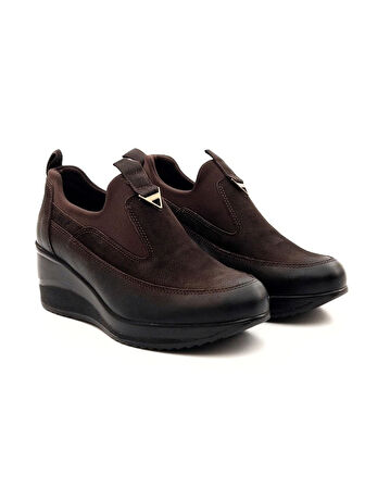 Venüs 2111522K Kadın Hakiki Deri Streç Dolgu Topuk Ayakkabı