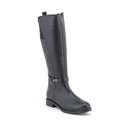 Venüs 20741K Kadın Hakiki Deri Tokalı Lastikli Binici Çizme