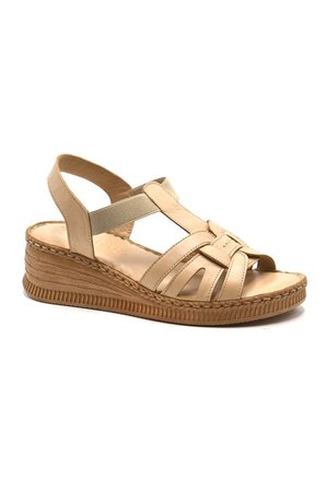 Venüs 24028801 Kadın Hakiki Deri Dolgu Topuk Comfort Sandalet