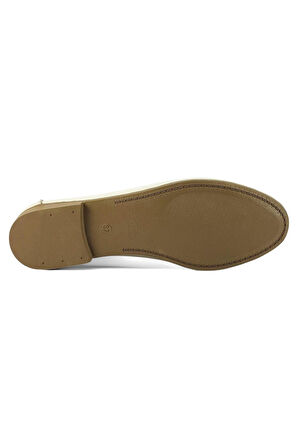 Venüs 25484205 Kadın Hakiki Deri Tokalı Comfort Babet