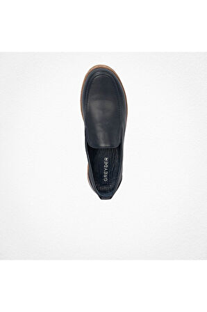 Greyder 62624 Erkek Hakiki Deri Baskılı Lastikli Casual Urban Ayakkabı