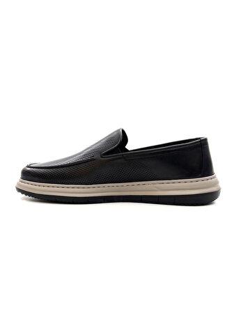 Greyder 64696 Erkek Hakiki Deri Baskılı Lastikli Comfort Casual Ayakkabı