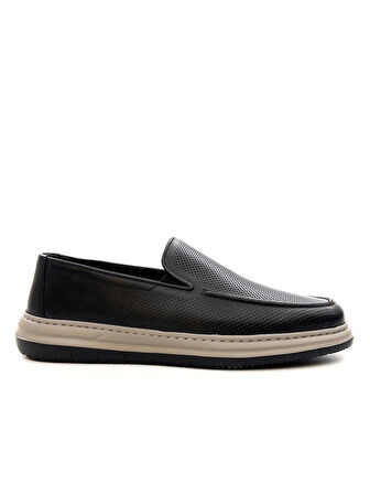 Greyder 64696 Erkek Hakiki Deri Baskılı Lastikli Comfort Casual Ayakkabı