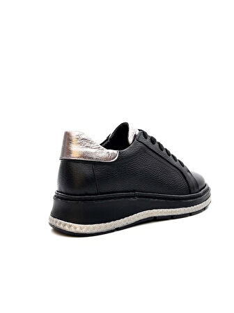 Venüs 25150007Y Kadın Hakiki Deri Bağcıklı Feta Topuk Sneaker Ayakkabı