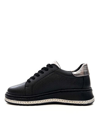 Venüs 25150007Y Kadın Hakiki Deri Bağcıklı Feta Topuk Sneaker Ayakkabı
