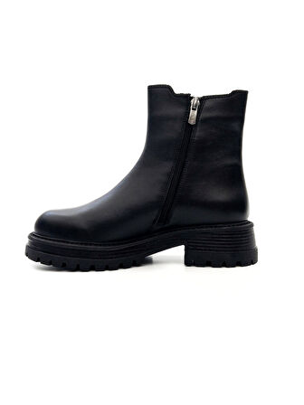 Venüs 2554651K Kadın Hakiki Deri Fermuarlı Chelsea Bot