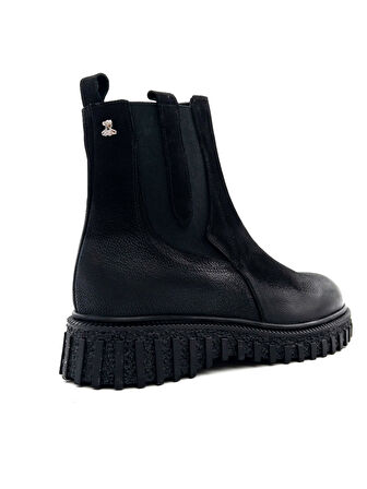 Venüs 2452605K Kadın Hakiki Deri Kalın Taban Nubuk Chelsea Bot