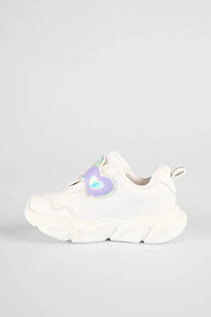 Vicco Lovely Kız Çocuk Işıklı Kalp Cırtlı Günlük Spor Ayakkabı 346.25K.234
