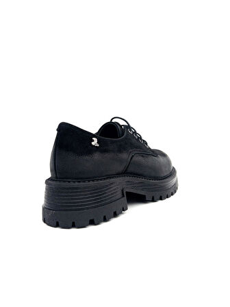 Venüs 2554601K Kadın Hakiki Deri Bağcıklı Kalın Taban Oxford Ayakkabı