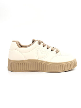 Guja 25K419 Kadın Hakiki Deri İçi Polarli Sneaker Ayakkabı