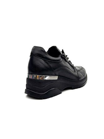 Venüs 2313081K Kadın Hakiki Deri Fermuarlı Feta Topuk Atom Günlük Ayakkabı