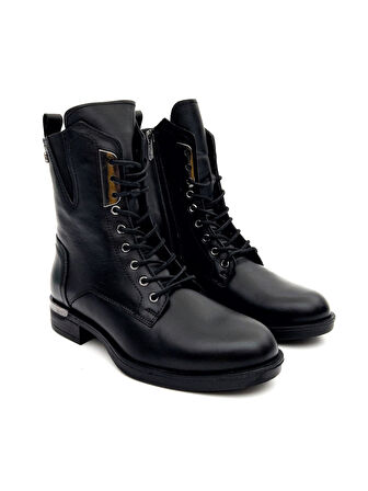 Venüs 2553205K Kadın Hakiki Deri Fermuarlı Postal Bot